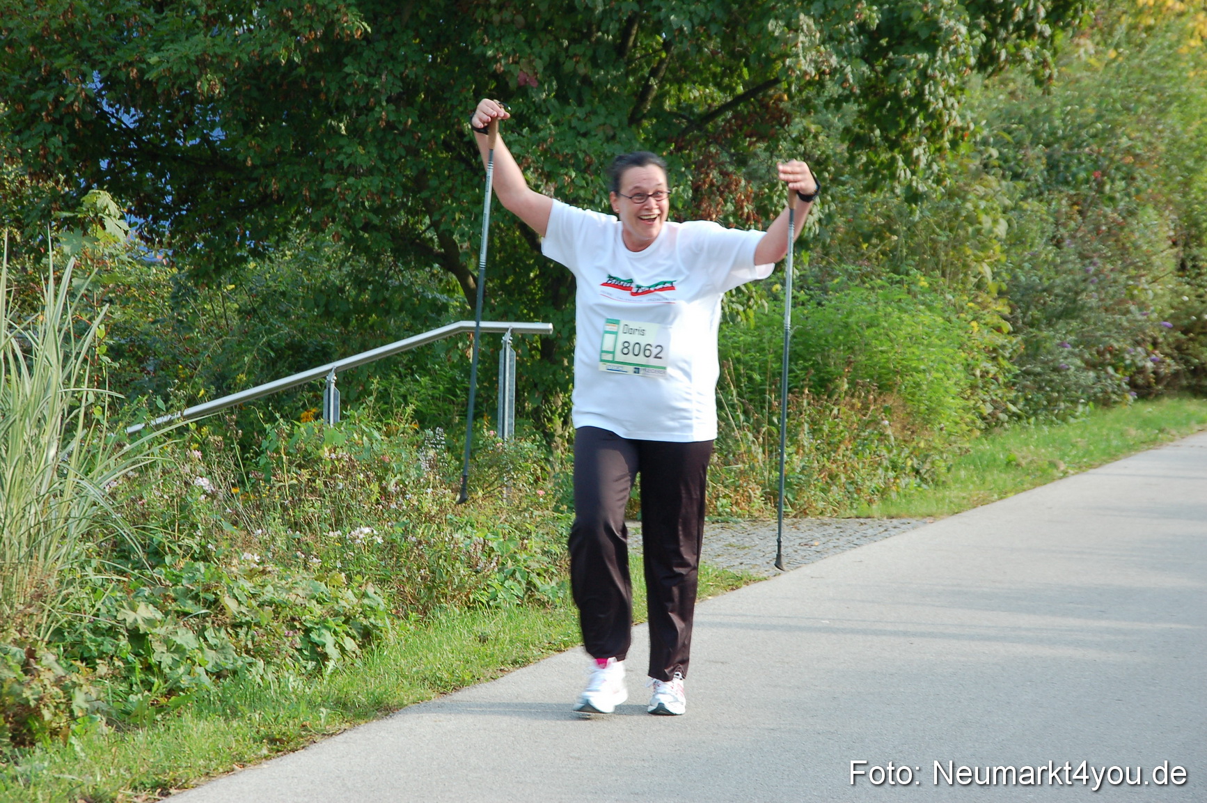 Nordic Walking Stadtlauf Neumarkt 180910 0068